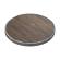 BRASIL | Gastro bordsskiva | Ø 80 cm | Ljus wenge | Kromad kant | Rund