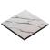 BRASIL | Gastro table top | W:D 60 x 60 cm | White marble | Square