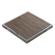 BRASIL | Gastro table top | W:D 70 x 70 cm | Light wenge | Chrome edge | Square
