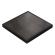 BRASIL | Gastro-bordplade | B:D 80 x 80 cm | Wenge | Sort metalkant | Firkantet