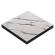 BRASIL | Gastro bordplate | B:D 70 x 70 cm | Hvit marmor | Torget