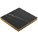 Brasil | Gastro HPL bordplate | B:T 70 x 70 cm | Svart Marmor | Gylden Kant | Firkantet