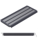 BROOKLYN | Mesh Shelf + Price Rail + 2x Shelf Supports | 37x100cm | Anthracite | WRAHT