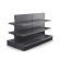 BROOKLYN | Scaffale centrale a gondola | L200xH135cm | Incl. 2 ripiani | Set completo