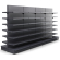 BROOKLYN | Scaffale centrale a gondola | L400xH225cm | Incl. 6 ripiani | Set completo