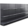 BROOKLYN | Scaffale a muro Gondola | L2000xH195cm | Incl. 2 ripiani | Set completo