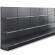 BROOKLYN | Scaffale a muro Gondola | L600xH195cm | Incl. 2 ripiani | Set completo