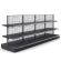 BROOKLYN | Scaffale centrale in rete | L400xH165cm | incl. 2 ripiani | Set completo