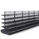 BROOKLYN | Scaffale centrale in rete | L2000xH165cm | incl. 4 ripiani | Set completo