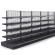 BROOKLYN | Scaffale centrale in rete | L600xH225cm | incl. 4 ripiani | Set completo