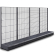BROOKLYN | Lattice Wall Shelf | W400xH195cm | Complete Set