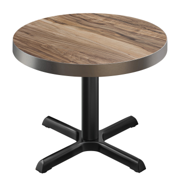 BSM | Bistro Table | Ø 60 x 77 cm | Round | Sheesham / Black