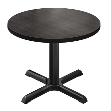 BSM | Bistrobord | Ø 60 x 74,5 cm | Runde | Wenge / Svart