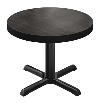 BSM | Bistrobord | Ø 70 x 77 cm | Runde | Wenge / Svart