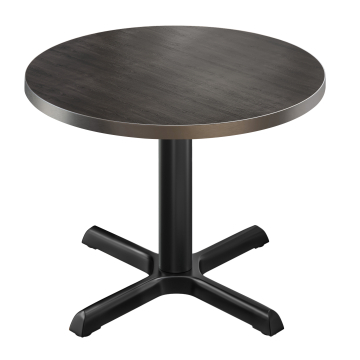 BSM | Stół bistro | Ø 60 x 74,5 cm | Okrągły | Wenge / Czarny