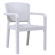 RIO | Bistro rotting stol | Hvit | plast | Stables