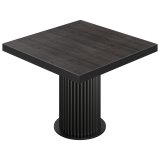 BT | Bistrobord | B:T 100 x 100 cm | H 76 cm | Wenge | Understel: Sort