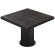 BT | Bistropöytä | L:S 120 x 120 cm | K 76 cm | Wenge | Runko: Musta