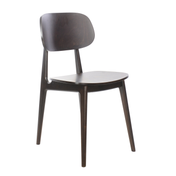 MARIA | Bistrostoel | Hout | Zwart