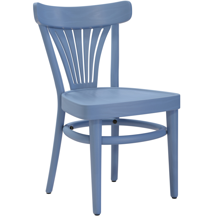 CABRIS | Bugholzstoel | Hout | Blauw | Bugholz