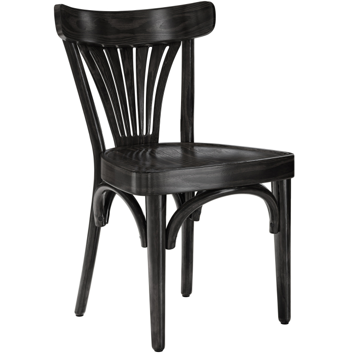 Cabris | Chaise en bois courbé | Bois | Noir | Bois courbé