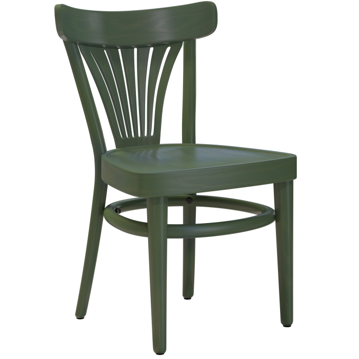 CABRIS | Bentwood chair | Wood | Olive Green | Bentwood