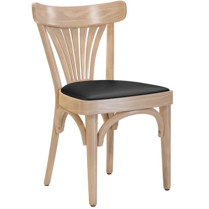 Cabris | silla de madera curvada | madera / cuero | roble | madera curvada