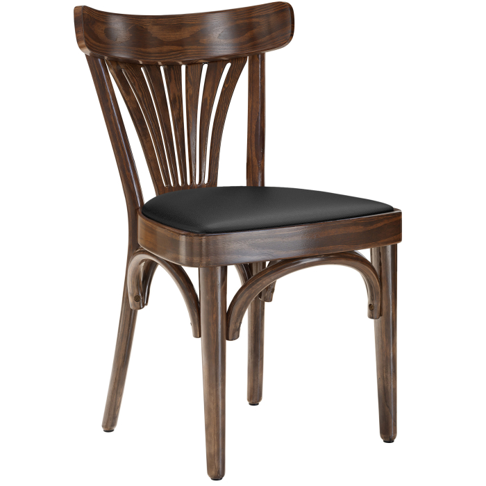 Cabris | Bugholzstoel | Hout / Leer | Noten / Bruin | Bugholz