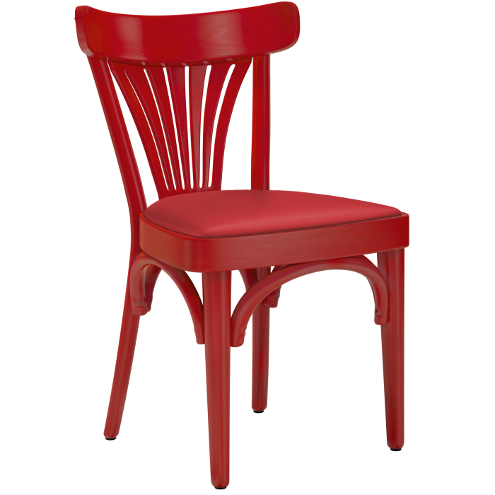 Cabris | Buggleunstoel | Hout / Leer | Rood / Rood | Buggleun