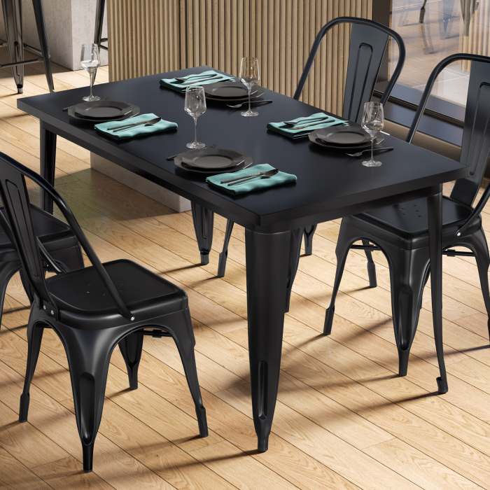 CALIFORNIA | 31256 | B:D:H 120 x 60 x 78 cm | Svart | Rektangulär