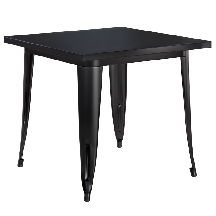 CALIFORNIA | 31256 | L:P:H 70 x 70 x 78 cm | Nero | Quadrato