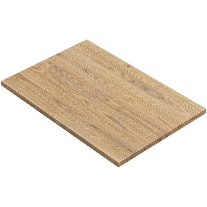 CALIFORNIA | Bistro utendørs bordplate | Massiv | 120 x 70 x 3 cm | Eik