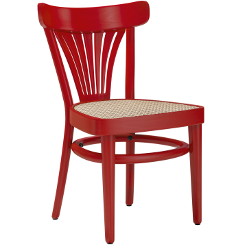 CABRIS | Bentubuholstoel | Rattans vlecht | Rood | Bentubuholstoel