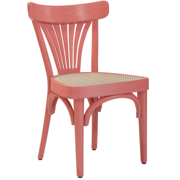 Cabris | Chaise en bois bent | Bois / Assemblage | Rose | Bois bent