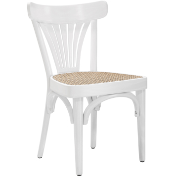 Cabris | Fauteuil en bois curvé | Bois / Vannerie | Blanc | Bois courbé