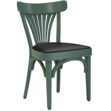 Cabris | Bugholzstoel | Hout / Leer | Groen | Bugholz