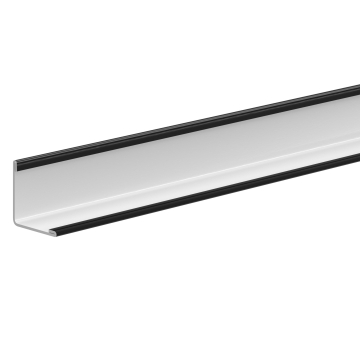 CALGARY | L-Wandwinkel | Schwarz | 24x24x1500mm