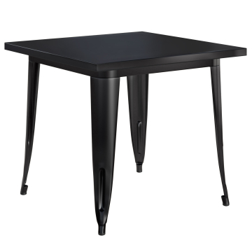 CALIFORNIA | 31256 | L:P:H 70 x 70 x 78 cm | Nero | Quadrato