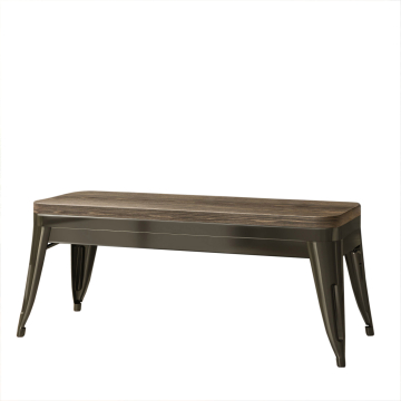 CALIFORNIA | Tolix Benk | Rust matt | 115 cm | metall | + tresete