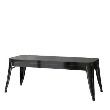 CALIFORNIA | Tolix bænk | Sort mat | 115cm | Metal
