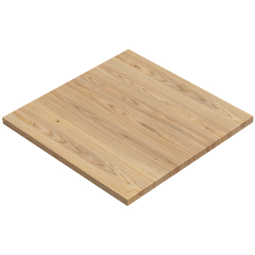 CALIFORNIE | Plateau de table de bistrot extérieur | Massif | 60 x 60 x 3 cm | Chêne