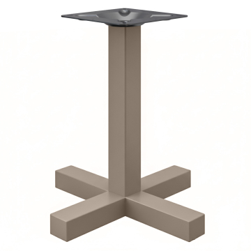 CATANIA | Base de mesa bistró | Negro | Altura: 72 cm | Pie: 50 x 50 cm | 6 x 6 cm