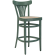 CABRIS | Bentwood Bar Stool | Rattan Weave | Green | Bentwood
