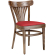 CABRIS | Bentwood Chair | Wood / Leather Red | Vintage Old Patina | Bentwood