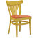 CABRIS | Bugstoel | Hout / Fluweel Oranje | Geel | Bugstoel