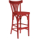Cabris | Bentwood Bar Stool | Wood | Red | Bentwood