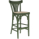 Cabris | Tabouret de bar en bois courbé | Bois / Vannerie | Vert Olivier | Bugholz