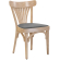 Cabris | Fauteuil en phénolisme | Bois / Velours | Chêne / Gris | Bugholz