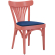 Cabris | Chaise en bambou pliant | Bois / Velours | Rose / Bleu | Bambou
