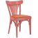 Cabris | Bugholzstol | Træ / Velour | Rosa / Orange | Bugholz